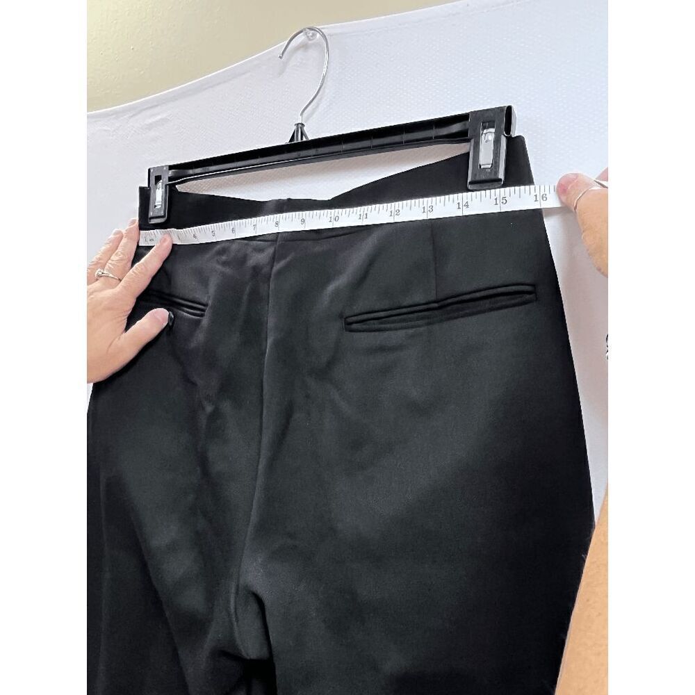 Roz & Ali Womens Pleated Front High rise Trouser Dress Pants Black Size 2x - Picture 8 of 10
